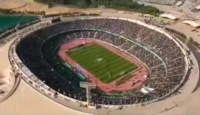 تصاویر هوایی از حضور مردم در اجتماع بزرگ «سلام فرمانده» در ورزشگاه آزادی