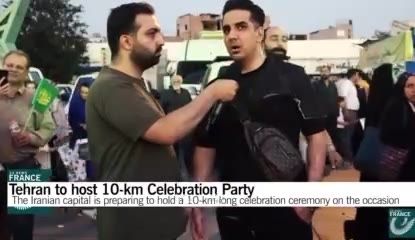 واکنش مردم تهران به سوژه خبرنگار۲۴نیوز فرانسه!