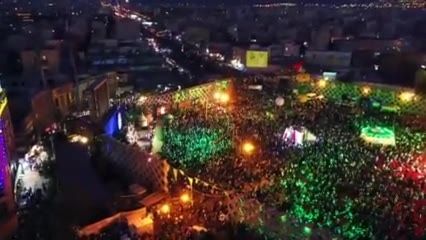 کولاک مردم تهران در میدان امام حسین علیه السلام