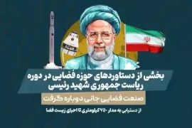 رونمایی از مهمترین دستاوردهای صنعت فضایی در دولت شهید رئیسی