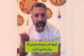 این آقا داره میگه ما آمریکایی ها چیزی به اسم زبان مادری نداریم!